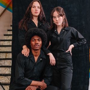 Big Bud Press black jumpsuit S